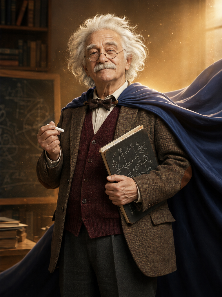 Professor, explanations hero